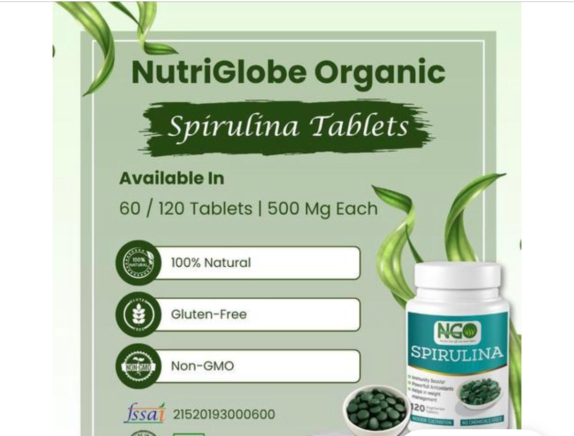 Spirulina High protien and vitamins 100%natural
