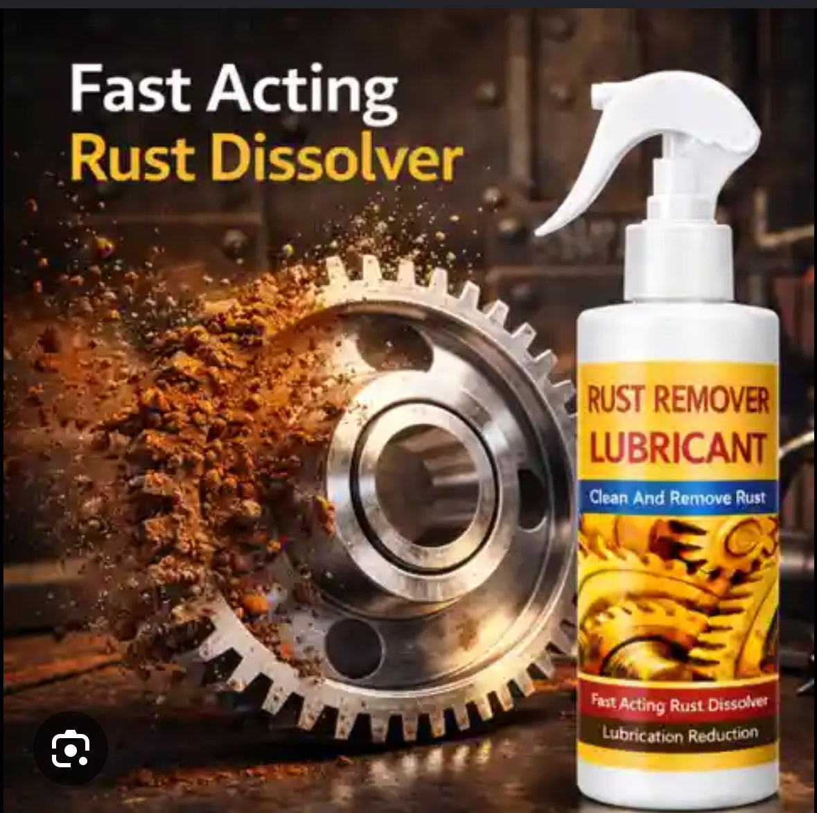 Rust Remover Spray 200ml for Iron, Steel & Metal - Pack of 2